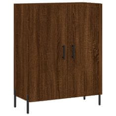 Vidaxl Skříň highboard hnědý dub 69,5 x 34 x 180 cm kompozitní dřevo