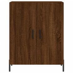 Vidaxl Skříň highboard hnědý dub 69,5 x 34 x 180 cm kompozitní dřevo