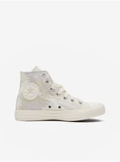 Converse Krémové dámské květované kotníkové tenisky Converse Chuck Taylor All Star Floral 39