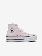 Converse Světle růžové dámské kotníkové tenisky na platformě Converse Chuck Taylor All Star Lift 37