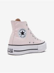 Converse Světle růžové dámské kotníkové tenisky na platformě Converse Chuck Taylor All Star Lift 37