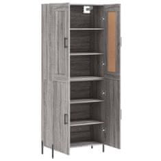 Vidaxl Skříň highboard šedá sonoma 69,5 x 34 x 180 cm kompozitní dřevo