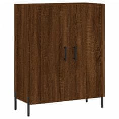 Greatstore Skříň highboard hnědý dub 69,5 x 34 x 180 cm kompozitní dřevo