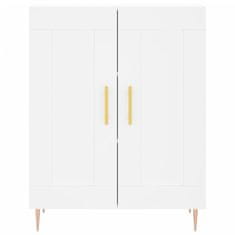 Vidaxl Skříň highboard bílá 69,5 x 34 x 180 cm kompozitní dřevo