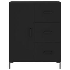 Vidaxl Skříň highboard černá 69,5 x 34 x 180 cm kompozitní dřevo