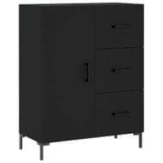 Vidaxl Skříň highboard černá 69,5 x 34 x 180 cm kompozitní dřevo