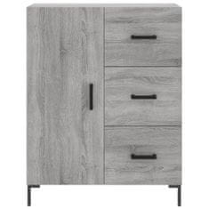 Vidaxl Skříň highboard šedá sonoma 69,5 x 34 x 180 cm kompozitní dřevo