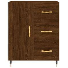 Greatstore Skříň highboard hnědý dub 69,5 x 34 x 180 cm kompozitní dřevo