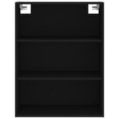 Vidaxl Skříň highboard černá 69,5 x 34 x 180 cm kompozitní dřevo