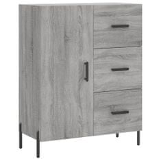 Vidaxl Skříň highboard šedá sonoma 69,5 x 34 x 180 cm kompozitní dřevo