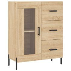 Vidaxl Skříň highboard dub sonoma 69,5 x 34 x 180 cm kompozitní dřevo