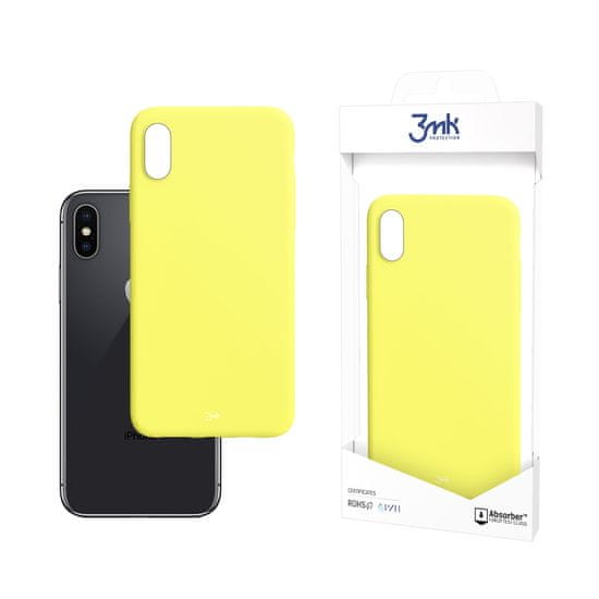 3MK Odolný zadní kryt pro Apple iPhone X/XS - 3mk Matt Case lime 5903108327121