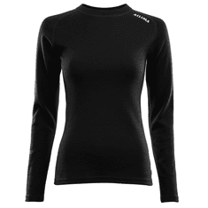 Aclima Triko s dlouhým rukávem Aclima WarmWool Crew Neck Woman Jet Black|S