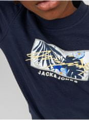 Jack&Jones Tmavě modrá klučičí mikina Jack & Jones Tulum 152