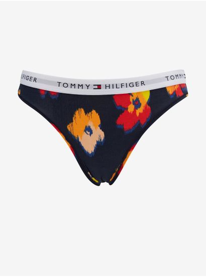 Tommy Hilfiger Tmavě modré dámské květované kalhotky Tommy Hilfiger Underwear