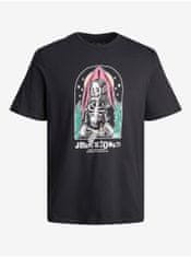 Jack&Jones Černé klučičí tričko Jack & Jones After Life 140