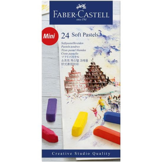 Faber-Castell Suchý pastel Creative Studio mini set 24 barevný