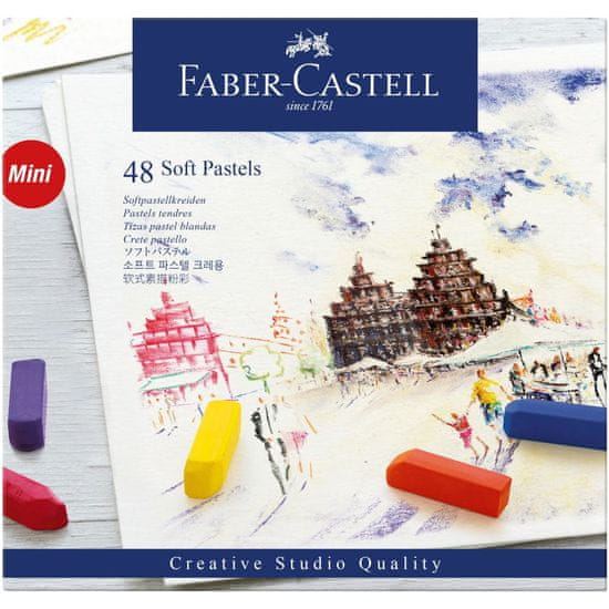 Faber-Castell Suchý pastel Creative Studio mini set 48 barevný