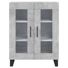 Vidaxl Skříň highboard betonově šedá 69,5x34x180 cm kompozitní dřevo