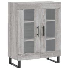 Vidaxl Skříň highboard šedá sonoma 69,5 x 34 x 180 cm kompozitní dřevo