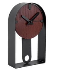 Karlsson Designové stolní hodiny 5795BK Karlsson 22cm