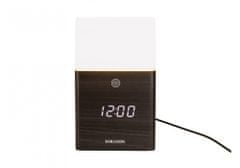 Karlsson Designový digitální budík/hodiny s LED osvětlením 5798BK Karlsson 16cm
