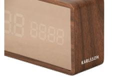 Karlsson Designové LED hodiny - budík 5878DW Karlsson 15cm