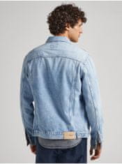 Pepe Jeans Světle modrá pánská džínová bunda Pepe Jeans Pinners L