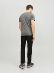 Jack&Jones Šedé pánské basic tričko Jack & Jones Organic S