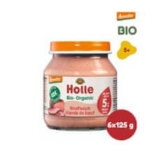 Holle Bio Hovězí maso - 6 x 125 g