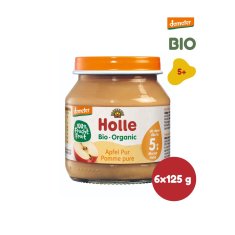 Holle Bio 100% jablíčko - 6 x 125 g