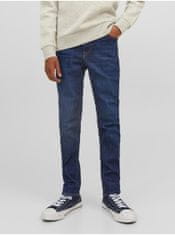 Jack&Jones Tmavě modré klučičí slim fit džíny Jack & Jones Glenn 146