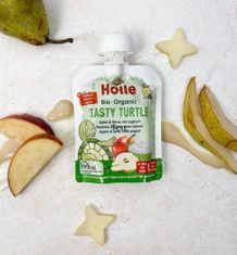 Holle Tasty Turtle - bio dětské ovocné pyré s jogurtem 85g x 5ks