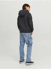 Jack&Jones Černá klučičí softshellová bunda Jack & Jones Basic 140