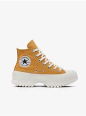 Converse Hořčicové dámské kotníkové tenisky na platformě Converse Chuck Taylor All Star Lugged 2.0 40