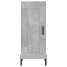 Vidaxl Skříň highboard betonově šedá 34,5x34x180 cm kompozitní dřevo