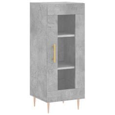 Vidaxl Skříň highboard betonově šedá 34,5x34x180 cm kompozitní dřevo