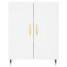 Vidaxl Skříň highboard bílá 69,5 x 34 x 180 cm kompozitní dřevo