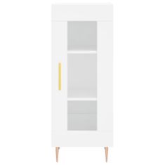 Vidaxl Skříň highboard bílá 34,5 x 34 x 180 cm kompozitní dřevo