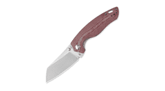 Kizer V4593C2 Towser K Red Micarta kapesní nůž 8,6 cm, červená, Micarta