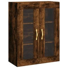 Greatstore Skříň highboard kouřový dub 69,5 x 34 x 180 cm kompozitní dřevo