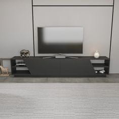 Hanah Home TV stolek Rhodes - Anthracite, Antracitová