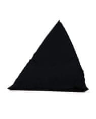 Atelier Del Sofa Zahradní sedací vak Pyramid Big Bed Pouf - Black, Černá