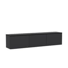 Hanah Home TV stolek Neon Illuminated - Anthracite, Antracitová