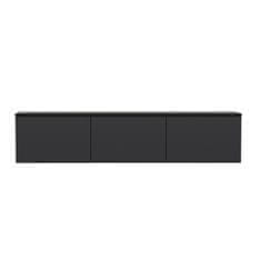 Hanah Home TV stolek Neon Illuminated - Anthracite, Antracitová