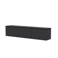 Hanah Home TV stolek Neon Illuminated - Anthracite, Antracitová