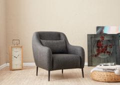 Atelier Del Sofa 1-místná pohovka - křeslo Venus 1-Seat - Anthracite, Antracitová