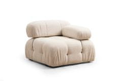 Atelier Del Sofa 1-místná pohovka - křeslo Bubble 1R - Cream Bouclette, Krémová