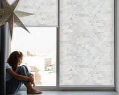 COLORAY.CZ Roleta do okna Šedý vzor s trojúhelníky Rolet propuštění světla 60x180 cm