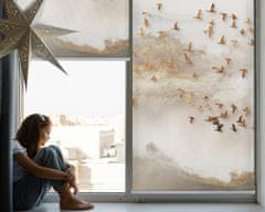 COLORAY.CZ Roleta do okna Stádo ptáků Rolet propuštění světla 150x140 cm